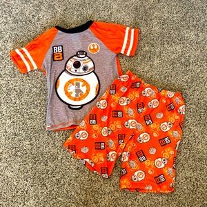 BOYS BB8 SHORT PANTS PAJAMA SET